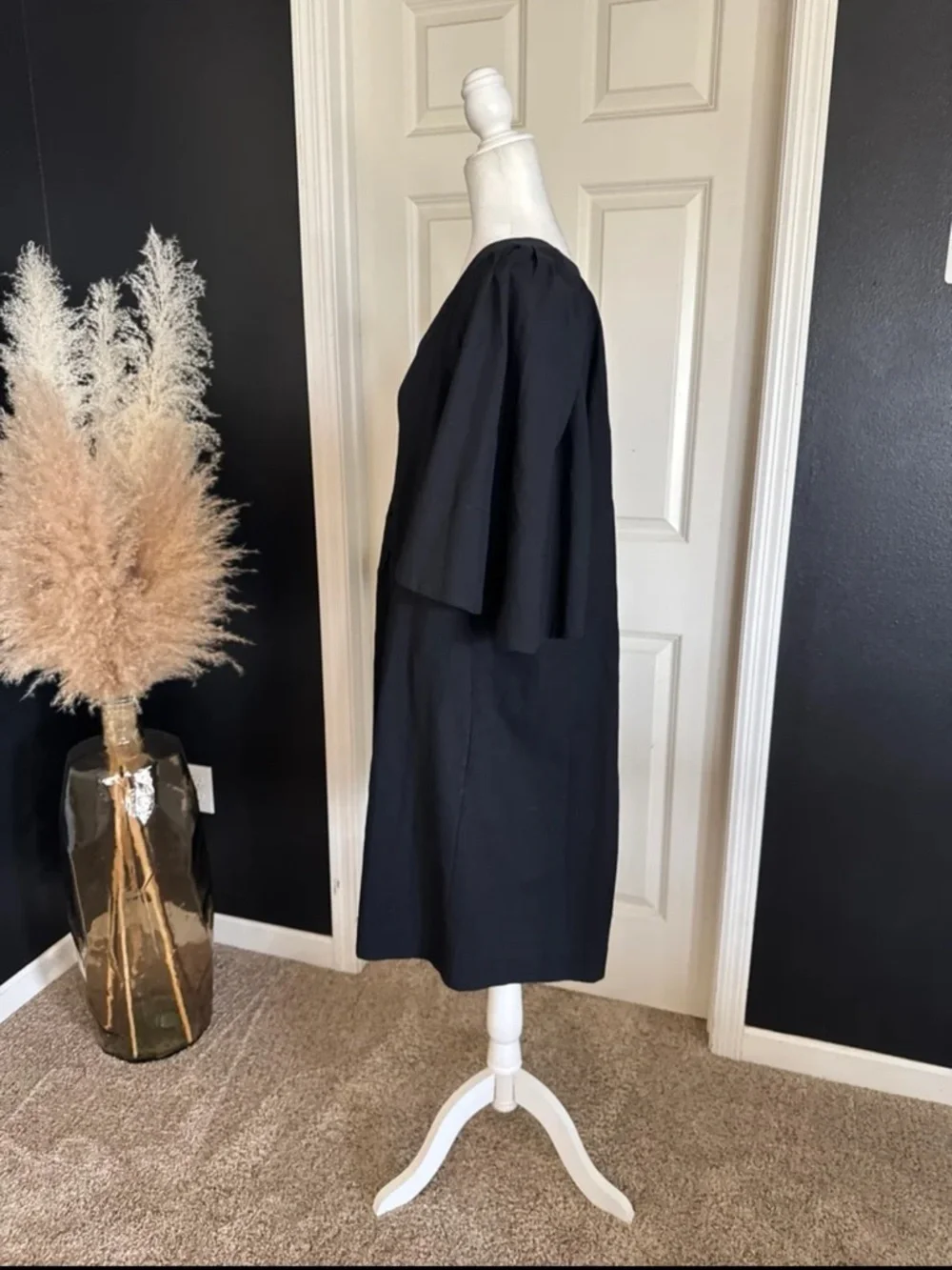 Tuckernuck POMANDER PLACE Black Finley Flutter Sleeve Dress size XXXL - Picture 10 of 12